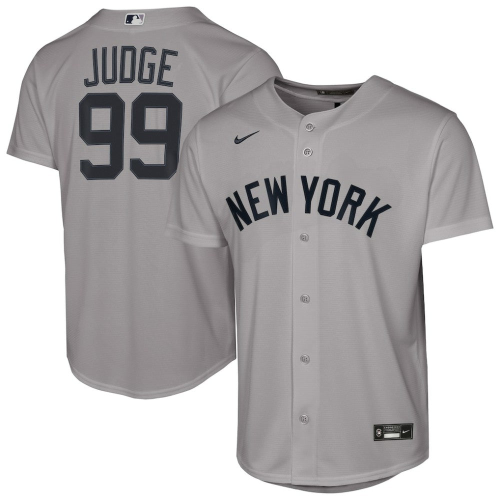 Aaron Judge New York Yankees Youth Road Replica Jersey - Gray