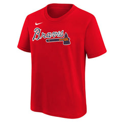 Austin Riley Atlanta Braves Youth Name & Number T-Shirt Red | Nike