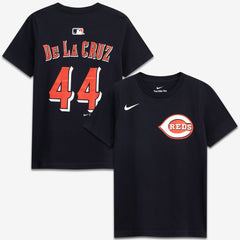 Elly De La Cruz Cincinnati Reds Youth Name & Number T-Shirt Black | Nike