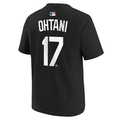 Shohei Ohtani Los Angeles Dodgers Youth Name & Number T-Shirt Black | Nike