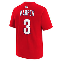 Bryce Harper Philadelphia Phillies Youth Name & Number T-Shirt Red | Nike