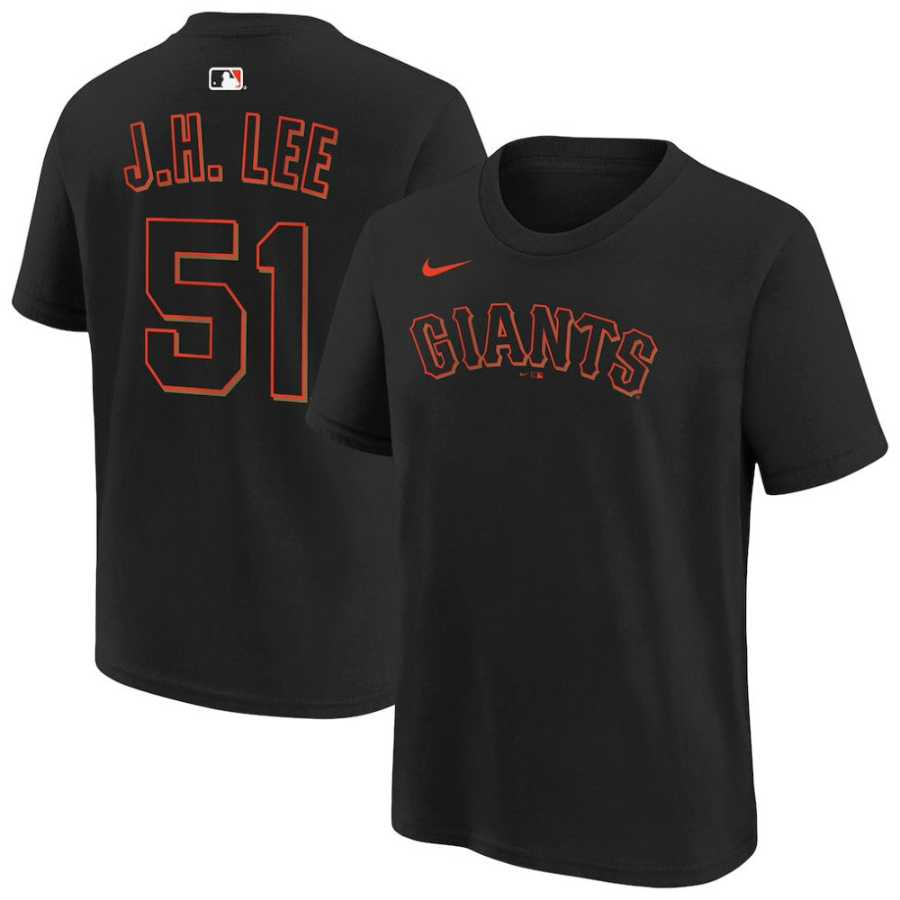 Jung Hoo Lee San Francisco Giants Youth Name & Number T-Shirt Black | Nike