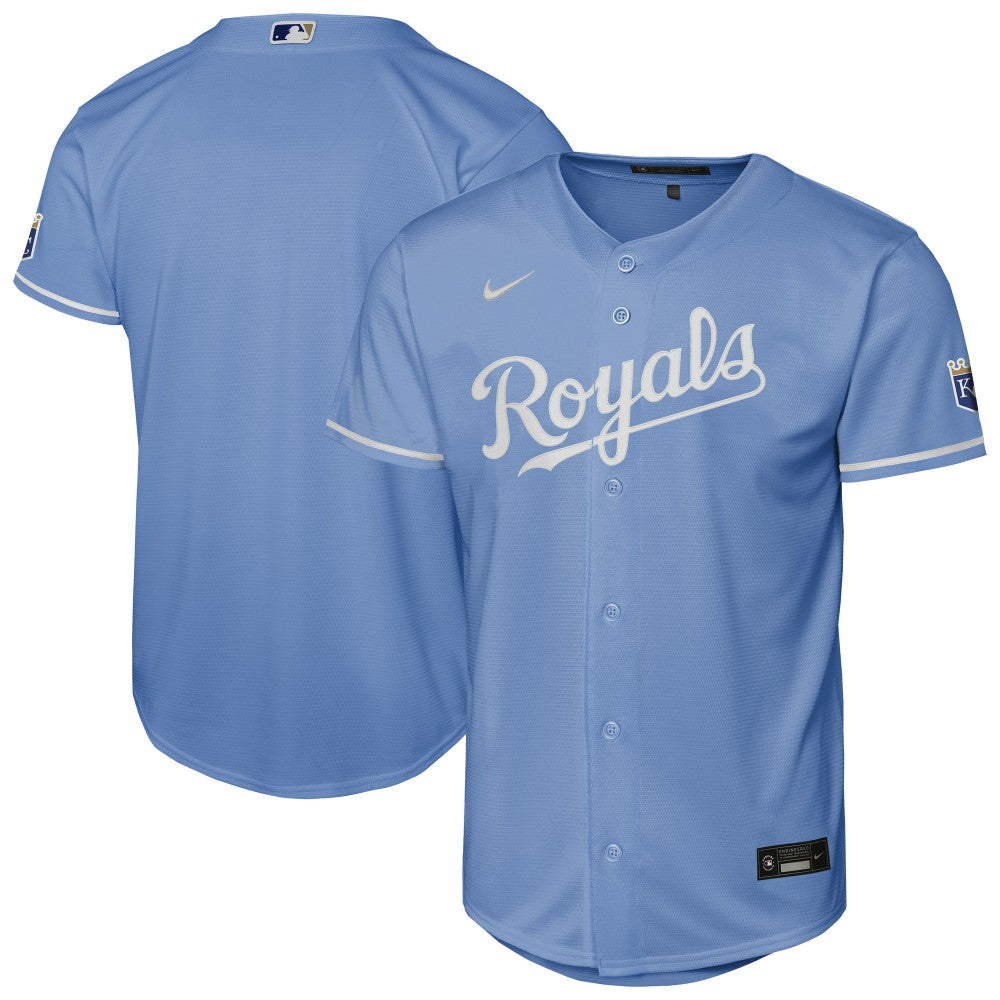 Kansas City Royals Youth Alternate Stadium Jersey - Light Blue
