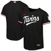 Minnesota Twins Youth Alternate 2 Stadium Jersey - Black