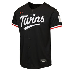 Minnesota Twins Youth Alternate 2 Stadium Jersey - Black