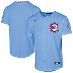 Chicago Cubs Youth Alternate 2 Stadium Jersey - Light Blue