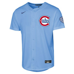 Chicago Cubs Youth Alternate 2 Stadium Jersey - Light Blue