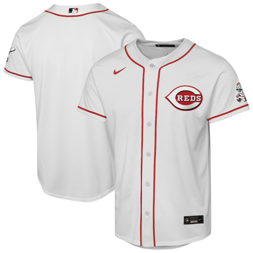 Cincinnati Reds Youth Home Stadium Jersey - White