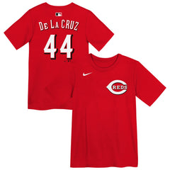 Elly De La Cruz Cincinnati Reds Preschool Name & Number T-Shirt Red
