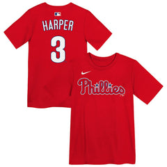 Bryce Harper Philadelphia Phillies Preschool Name & Number T-Shirt Red | Nike