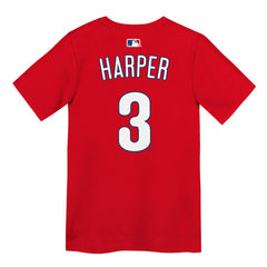Bryce Harper Philadelphia Phillies Preschool Name & Number T-Shirt Red | Nike