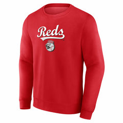 Cincinnati Reds Team Lockup Sweatshirt Red