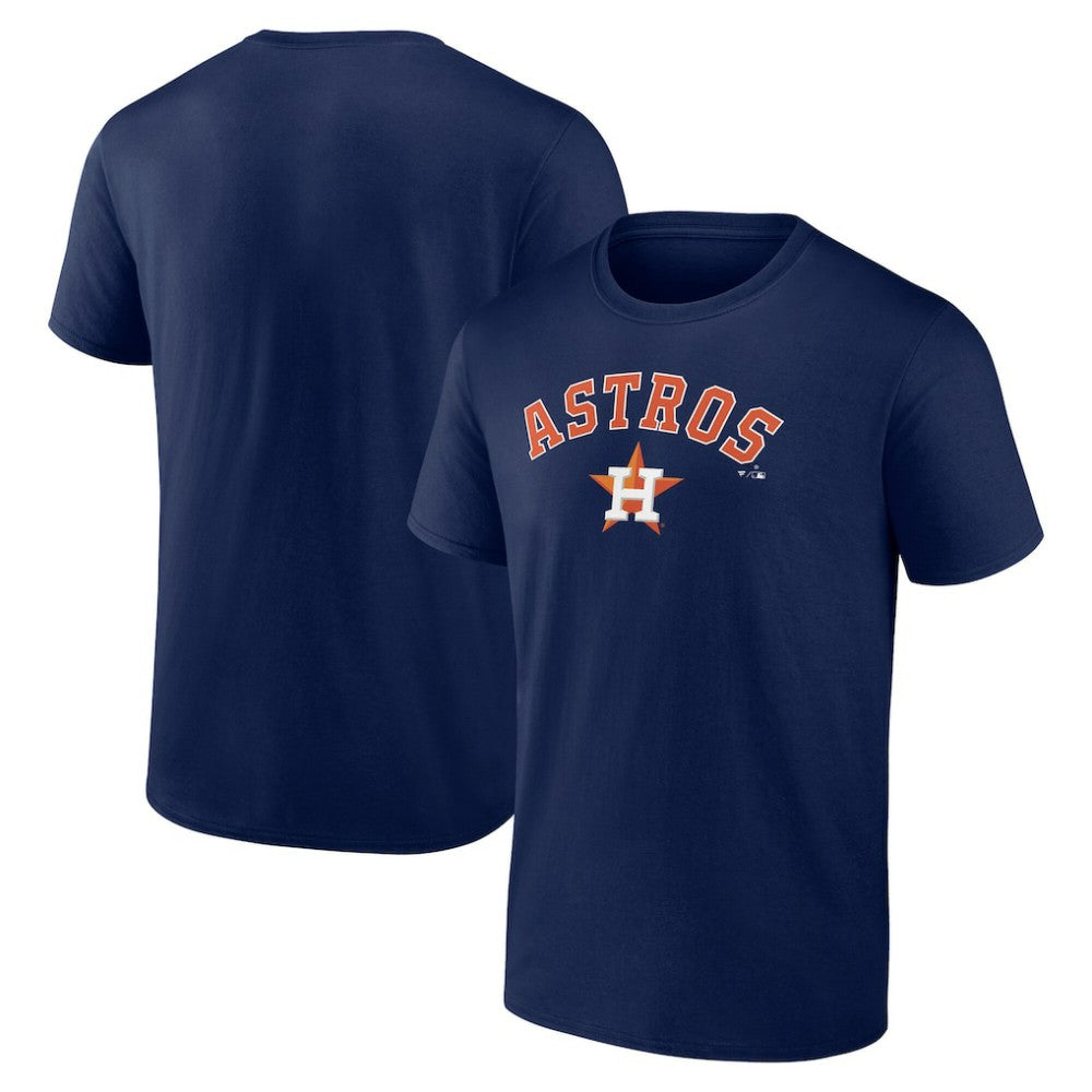 Houston Astros Team Lockup T-Shirt Navy