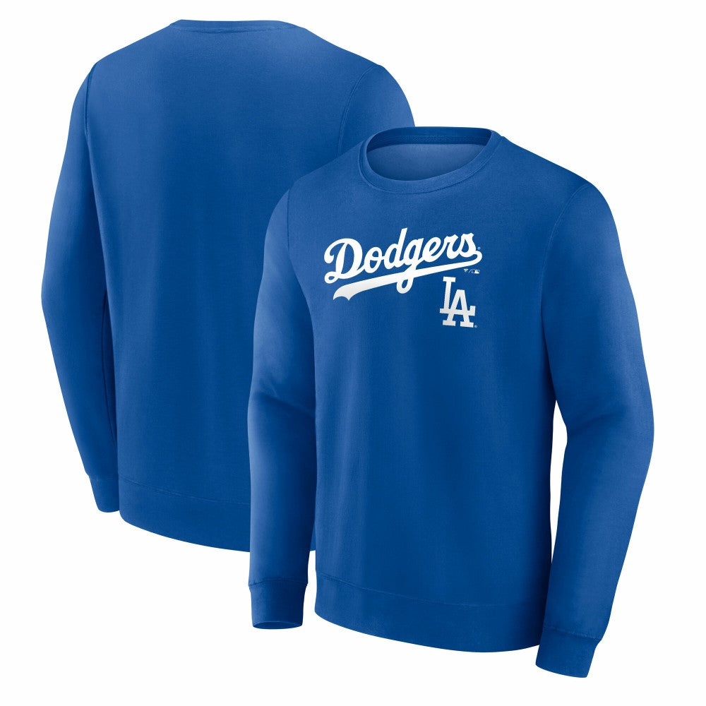 Los Angeles Dodgers Team Lockup Sweatshirt Royal