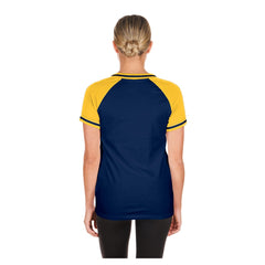 Milwaukee Brewers Women's Gameday V-Neck T-Shirt Navy | New Era