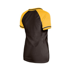 San Diego Padres Women's Gameday V-Neck T-Shirt Brown | New Era