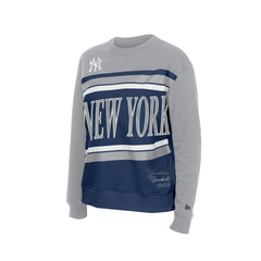 New York Yankees Women's Gameday Fleece Sweatshirt Navy/Gray | New Era