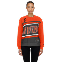 San Francisco Giants Women's Gameday Fleece Sweatshirt Gray/Orange | New Era