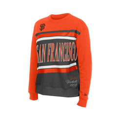 San Francisco Giants Women's Gameday Fleece Sweatshirt Gray/Orange | New Era