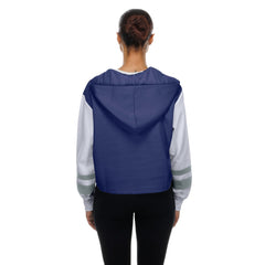 Los Angeles Dodgers Women's Boxy Lace-Up Hoodie Royal | New Era