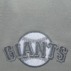 San Francisco Giants Thunderstorm Head Coach Pro-Crown Adjustable Hat Gray | Mitchell & Ness