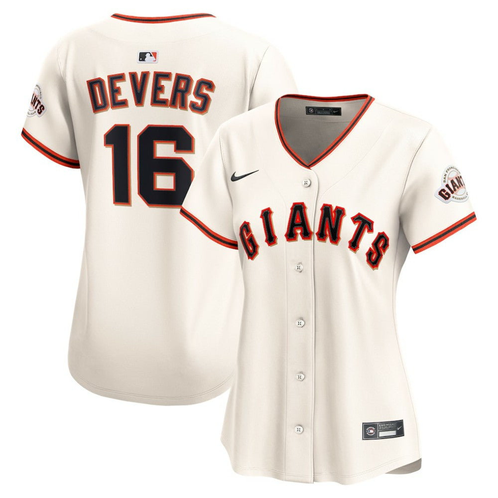 Rafael Devers San Francisco Giants Women's Home Limited Player Jersey Cream | Nike
