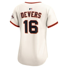 Rafael Devers San Francisco Giants Women's Home Limited Player Jersey - Cream