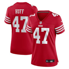 Bryce Huff San Francisco 49ers Women's Team Game Jersey - Scarlet