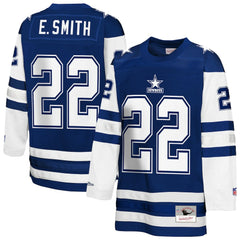 Emmitt Smith Dallas Cowboys Youth Hockey Fashion Jersey - Navy outlet