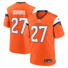 J.K. Dobbins Denver Broncos Team Game Jersey - Orange