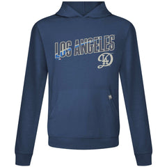 Los Angeles Dodgers Levelwear City Connect Relay Back Splash Pullover Hoodie Navy