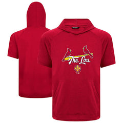 St. Louis Cardinals Levelwear City Connect Phase Back Plash Hoodie T-Shirt Red