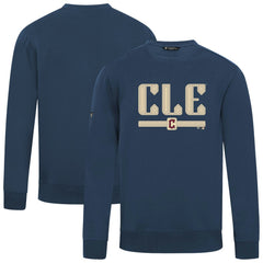 Cleveland Guardians Levelwear City Connect Zane Back Splash Sweatshirt Navy