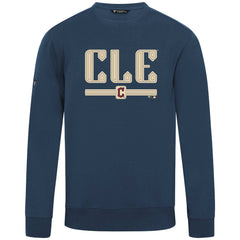 Cleveland Guardians Levelwear City Connect Zane Back Splash Sweatshirt Navy
