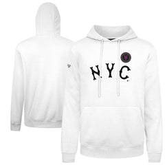 New York Mets Levelwear City Connect Podium Core Logo Pullover Hoodie White