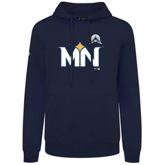 Minnesota Twins Levelwear City Connect Podium Core Logo Pullover Hoodie Navy