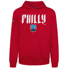 Philadelphia Phillies Levelwear City Connect Podium Back Splash Pullover Hoodie Red