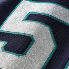 Ichiro Suzuki Seattle Mariners 2006 Cooperstown Mesh Batting Practice Button-Up Jersey - Navy