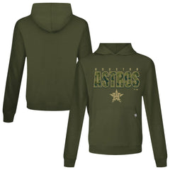 Houston Astros Levelwear Relay Protect Pullover Hoodie Green