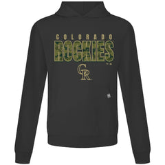 Colorado Rockies Levelwear Relay Protect Pullover Hoodie Black