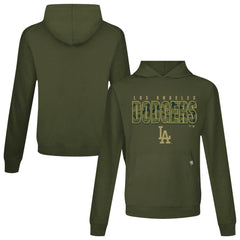 Los Angeles Dodgers Levelwear Relay Protect Pullover Hoodie Green