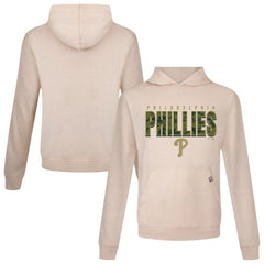 Philadelphia Phillies Levelwear Relay Protect Pullover Hoodie Khaki