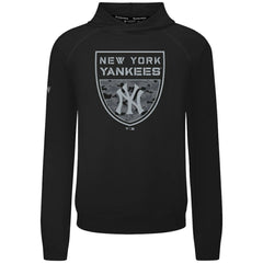 New York Yankees Levelwear Mandate Buckler Tri-Blend Pullover Hoodie Black