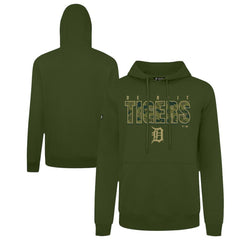 Detroit Tigers Levelwear Podium Protect Pullover Hoodie Green