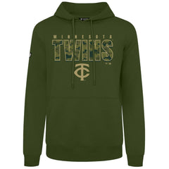 Minnesota Twins Levelwear Podium Protect Pullover Hoodie Green