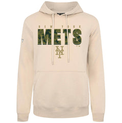 New York Mets Levelwear Podium Protect Pullover Hoodie Khaki