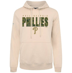 Philadelphia Phillies Levelwear Podium Protect Pullover Hoodie Khaki