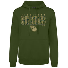 Cleveland Guardians Levelwear Podium Protect Pullover Hoodie Green