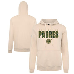 San Diego Padres Levelwear Podium Protect Pullover Hoodie Khaki