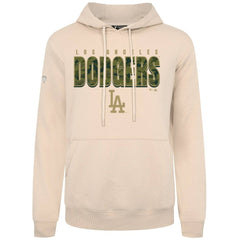 Los Angeles Dodgers Levelwear Podium Protect Pullover Hoodie Khaki